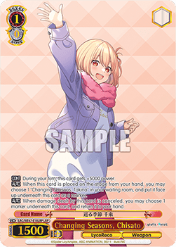 Changing Seasons, Chisato (V.2 - Feature Rare)