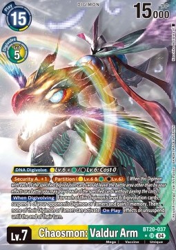 Chaosmon: Valdur Arm (BT20-037) (V.2)