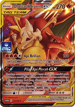 Charizard & Braixen GX  (SM-P/ID 134)