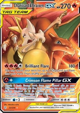 Charizard & Braixen GX  (CEC 22)