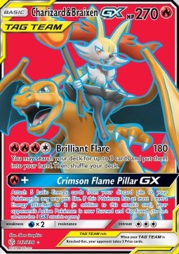 Charizard & Braixen GX  (CEC 212)