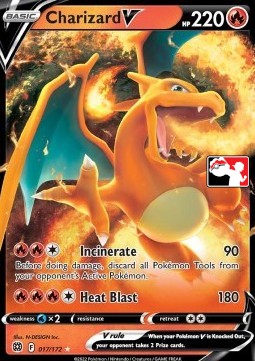 Charizard V  (PPS2 BRS 017)