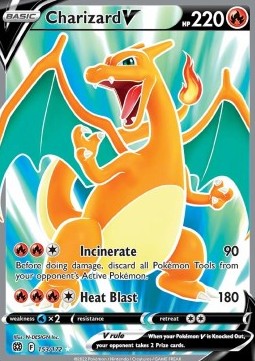 Charizard V  (BRS 153)