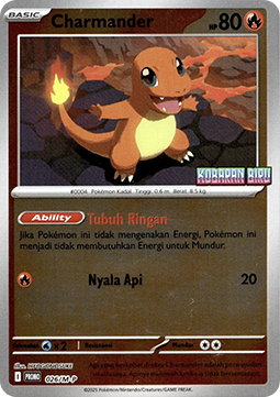 Charmander  (M-P/ID 026)
