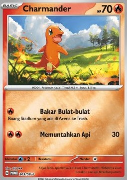Charmander  (SV-P/ID 203)