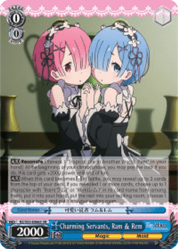 Charming Servants, Ram & Rem (V.2 - Super Rare)