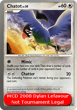 Chatot Lv.30  (WCD08 MD 55)