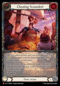 Cheating Scoundrel (Extended Art Rainbow Foil)
