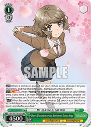 Cherry Blossoms Carrying Sentiments, Tomoe Koga (V.1 - Double Rare)
