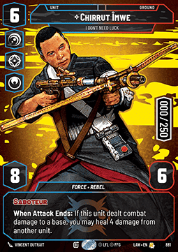 Chirrut Îmwe, I Don't Need Luck (V.5)