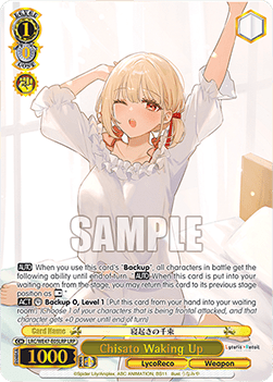Chisato Waking Up (V.2 - Feature Rare)