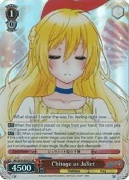 Chitoge as Juliet (V.2 - Super Rare)