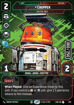 Chopper, Spectre Three (V.5)