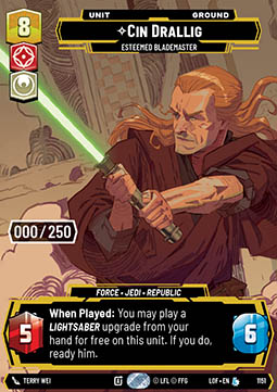 Cin Drallig, Esteemed Blademaster (V.5)