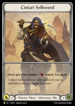 Cintari Sellsword (Extended Art Cold Foil)