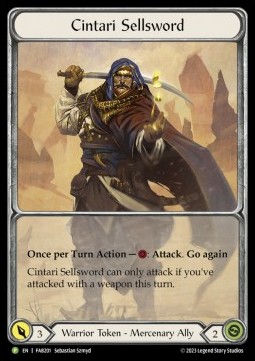 Cintari Sellsword (Extended Art Rainbow Foil)