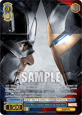 Civil War, Captain America & Iron Man (V.2 - Parallel Foil)
