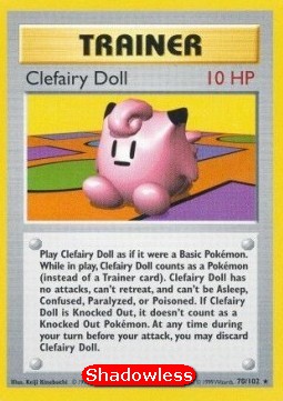 Clefairy Doll (BS 70)
