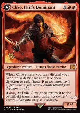 Clive, Ifrit's Dominant // Ifrit, Warden of Inferno