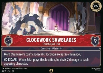 Clockwork Sawblades - Treacherous Trap