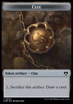 Clue Token // Teferi, Temporal Archmage Emblem