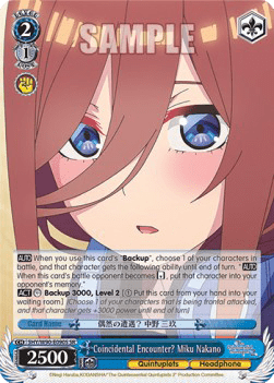 Coincidental Encounter? Miku Nakano (V.2 - Super Rare)