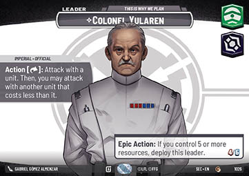 Colonel Yularen, This Is Why We Plan (V.2)