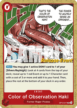 Color of Observation Haki (OP12-017)