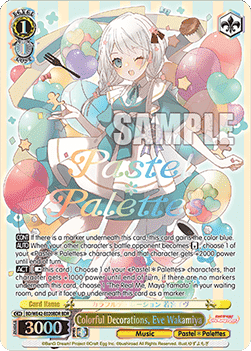 Colorful Decorations, Eve Wakamiya (V.2 - Feature Rare)