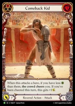Comeback Kid (Red) (Extended Art Rainbow Foil)