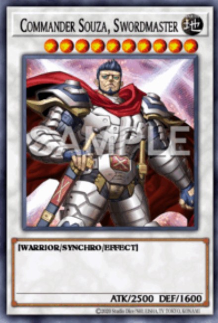 Commander Souza, Swordmaster (V.3 - Starlight Rare)
