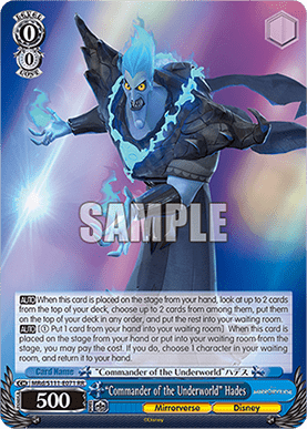 “Commander of the Underworld” Hades (V.1 - Double Rare)