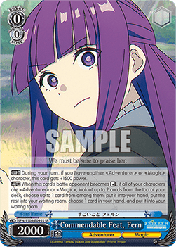 Commendable Feat, Fern (V.2 - Super Rare)
