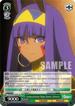 Compassionate Mage Queen, Nitocris (V.2 - Super Rare)