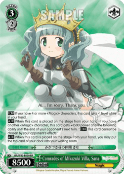 Comrades of Mikazuki Villa, Sana (V.1 - Double Rare)