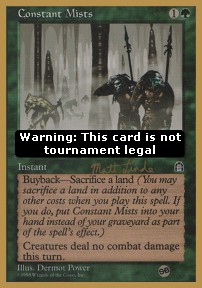Constant Mists