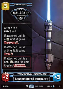 Constructed Lightsaber