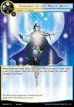 Contract of the Water Moon // Fairy Tale King (V.2 - Secret Rare)