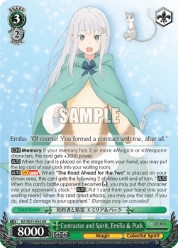 Contractor and Spirit, Emilia & Puck (V.1 - Double Rare)
