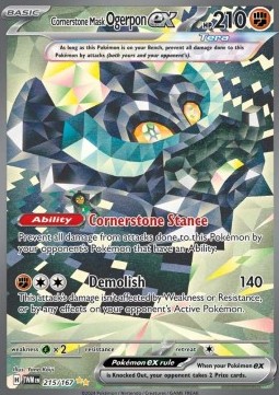 Cornerstone Mask Ogerpon ex  (TWM 215)