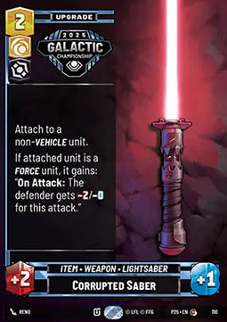 Corrupted Saber