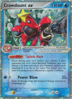 Crawdaunt ex  (HP 99)