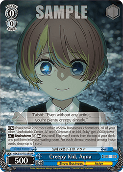 Creepy Kid, Aqua (V.2 - Triple Rare)