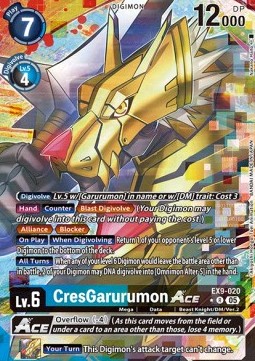 CresGarurumon Ace (EX9-020) (V.2)