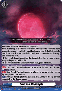 Crimson Moonlight [D-Format]