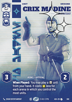 Crix Madine, Strike Team Strategist (V.4)