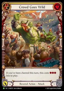 Crowd Goes Wild (Extended Art Cold Foil)