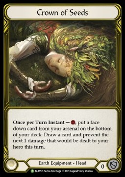 Crown of Seeds (Cold Foil Golden)