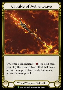 Crucible of Aetherweave (Cold Foil Golden)