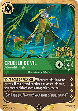 Cruella De Vil - Judgmental Traveler